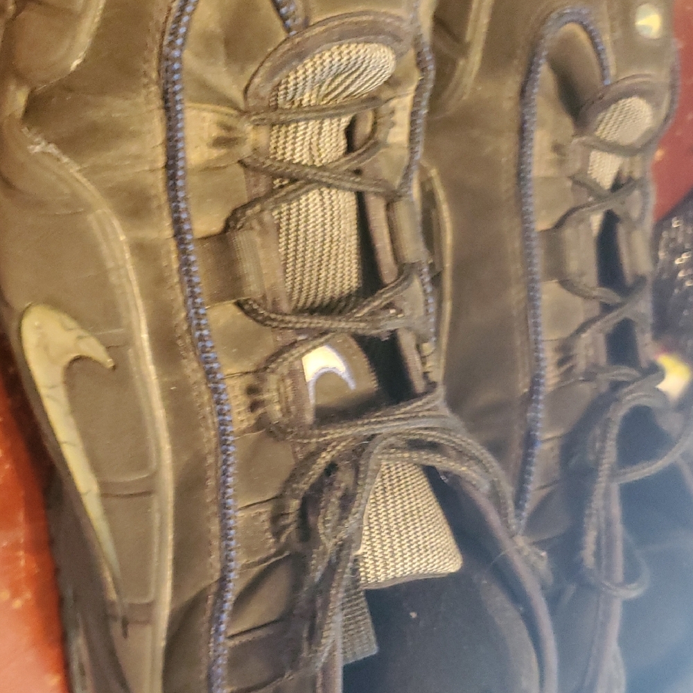 Nike Black Athletic Shoes with Rugged Design